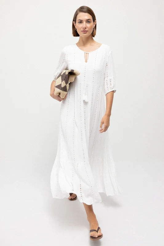 Dress Brooks - White