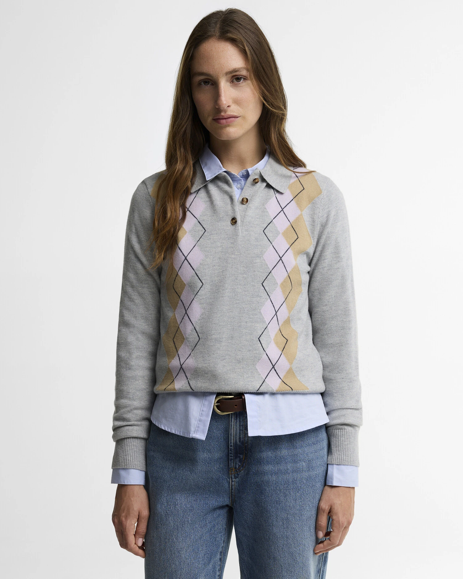 Barbour Fawne Knitted Jumper-Barbour