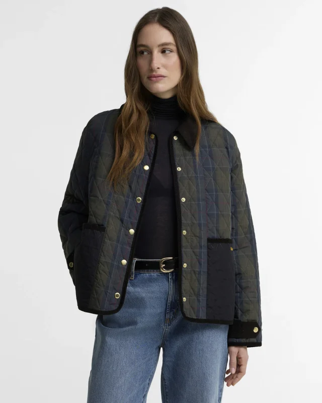 Barbour Ainsdale Checked Quilted Jacket