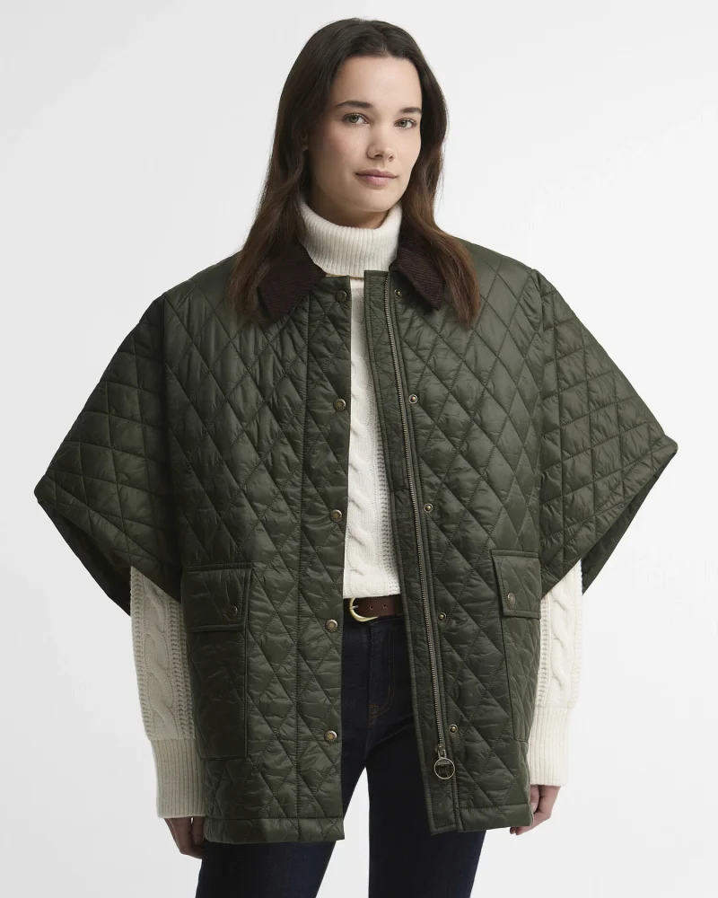 Barbour Mildred Quilted Cape