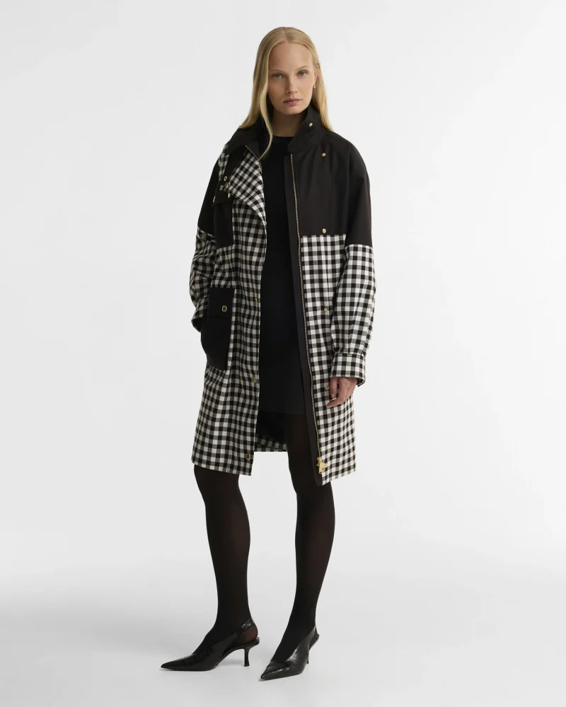 B.intl Gea Check Showerproof Jacket