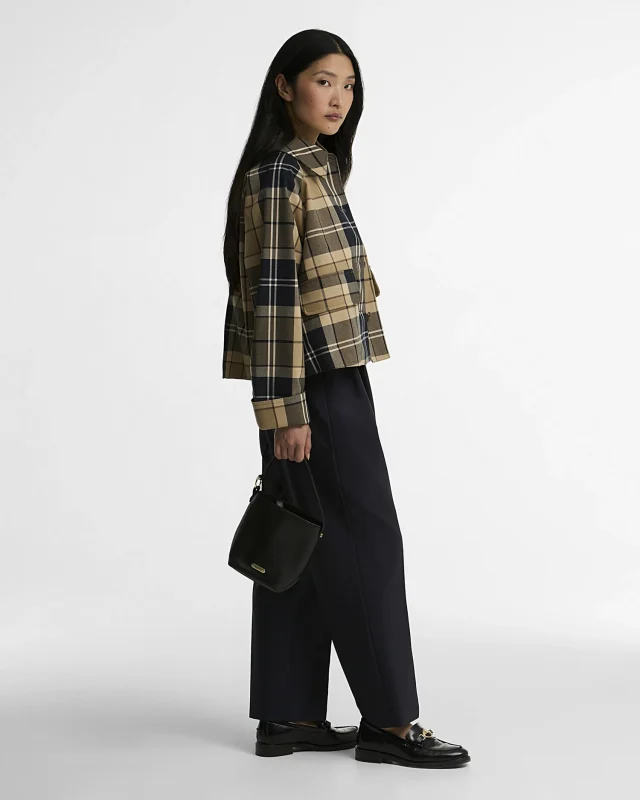 Barbour Delilah Checked Showerproof Jacket-Barbour