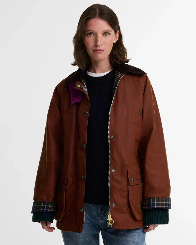 Barbour X Paul Smith Women’s Beaufort Wax Jacket-Barbour