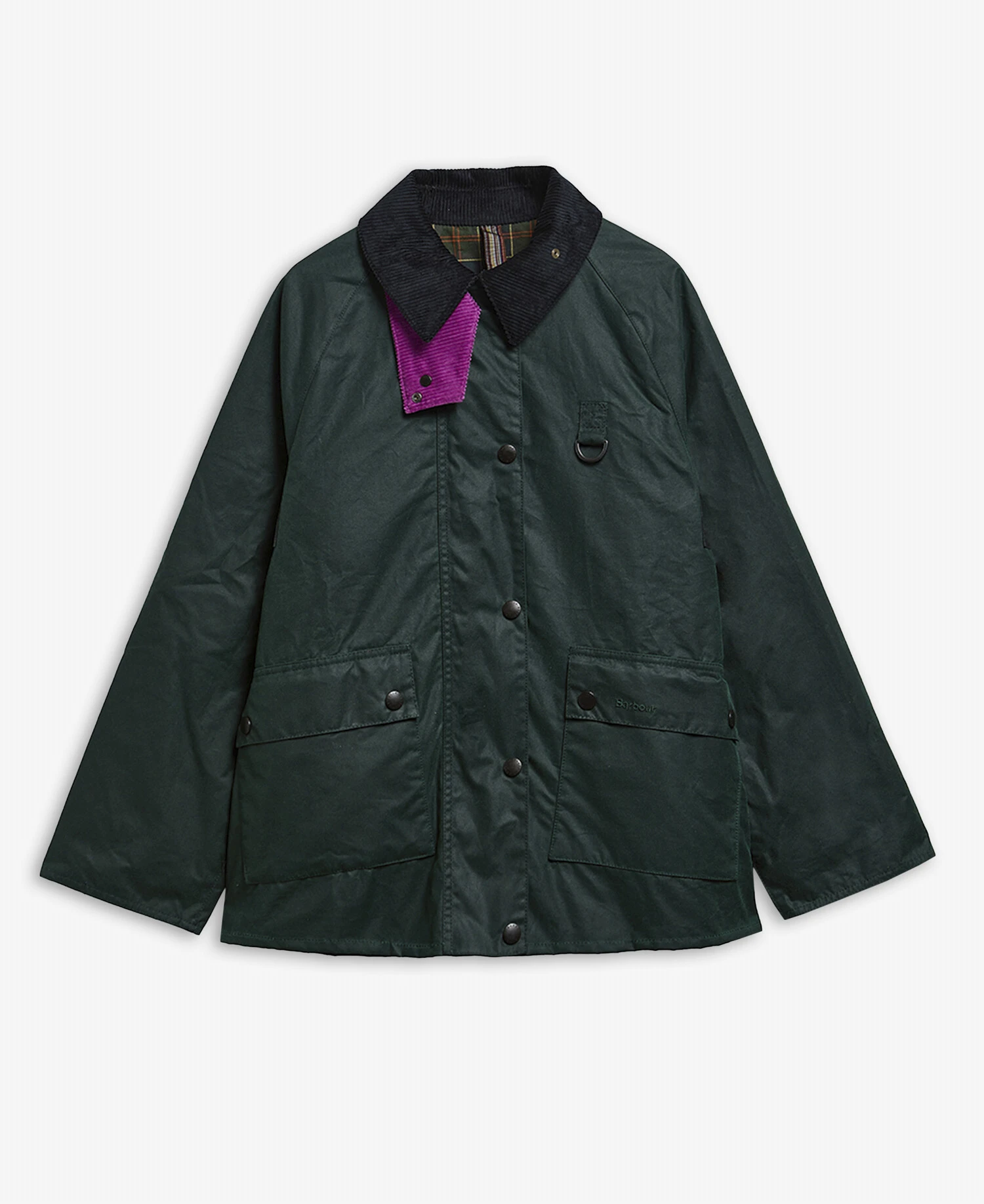 Barbour X Paul Smith Women’s Long Spey Wax Jacket-Barbour