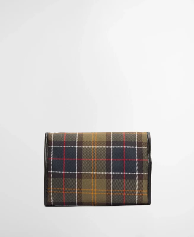Barbour Tartan Hanging Washbag-Barbour