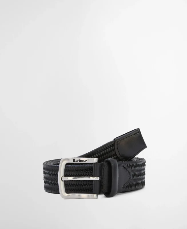 Barbour Stretch Leather Belt-Barbour