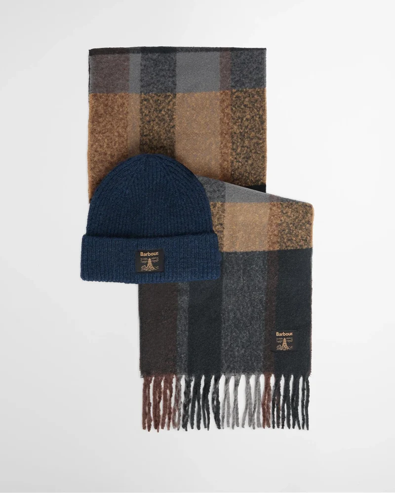 Barbour Westerdale Beanie & Scarf Gift Set