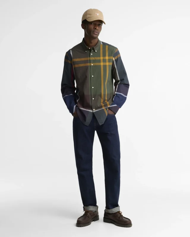 Barbour Oversized Tartan Dunoon Tailored Shirt-Barbour