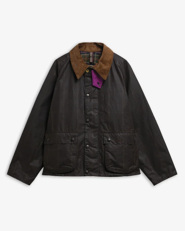 Barbour X Paul Smith Transport Windowpane Wax Jacket