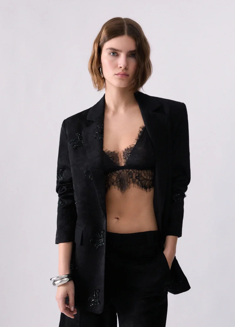 Ecs Blazer Ricamato