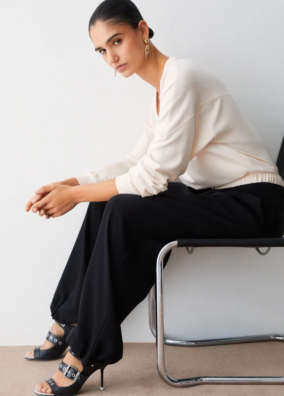 Ecs Pant.ts Tpotf Lungo Nero Warm Champagne