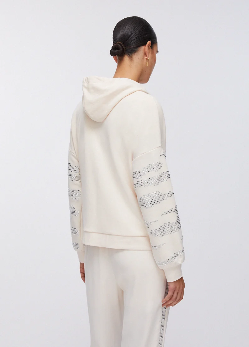 Felpa Aperta Warm Champagne