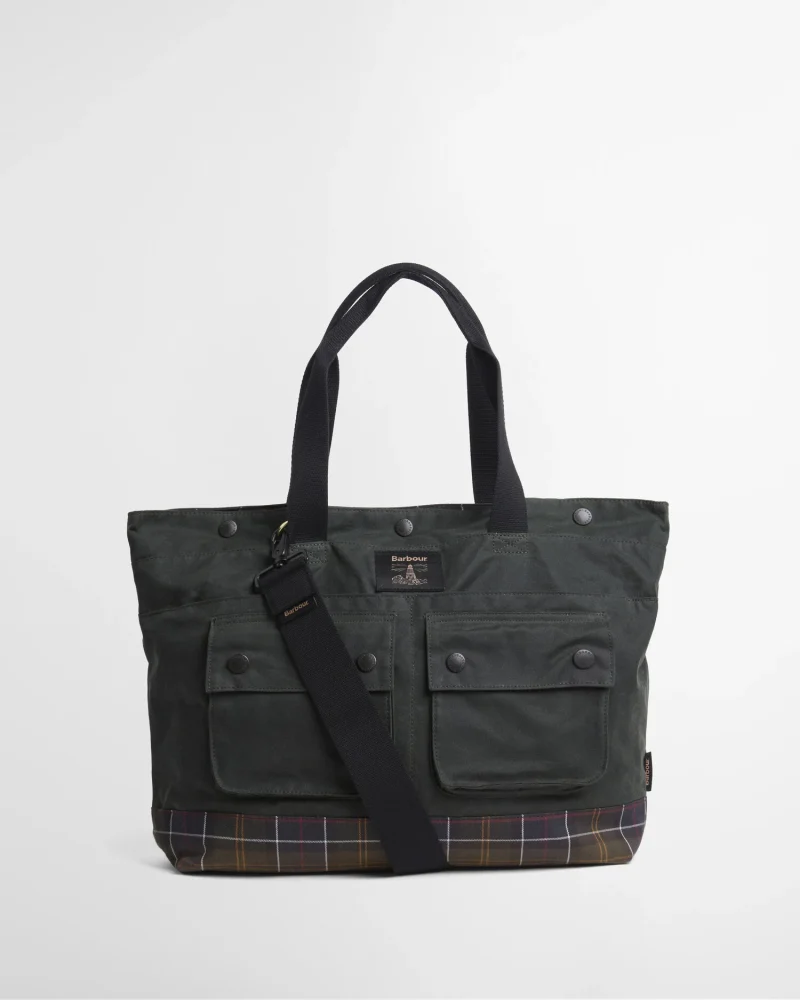 Barbour Field Wax Tote Bag