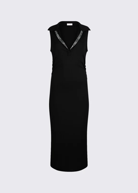 Abito Jersey Nero-Liu Jo