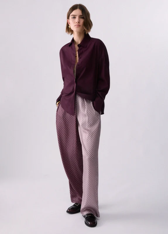 Camicia Bimateriale M/l-Liu Jo